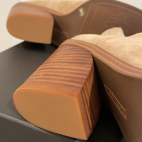 Vince Camuto Women’s Gigietta Block Heel Lux Kid Suede Bootie NIB 7M - Picture 5 of 5